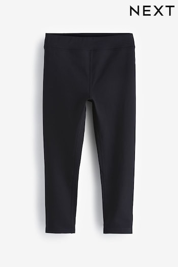 Black Fleece Lined cropped Leggings (3-16yrs) (B84647) | £10 - £15