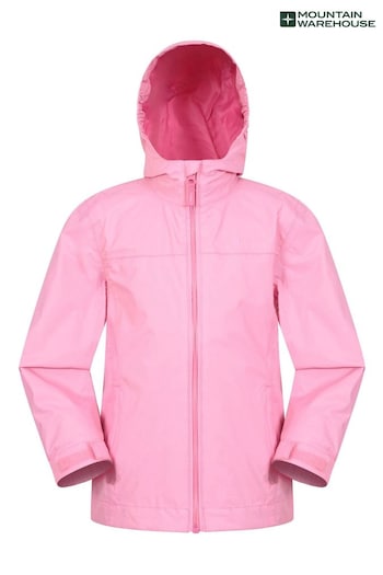 Mountain Warehouse Pink Torrent Kids Waterproof Jacket (B84689) | £26
