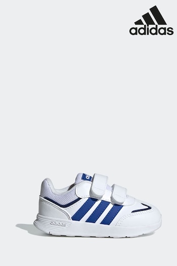 adidas ivypark White/Blue Kids Tensaur Switch Shoes (B84820) | £25