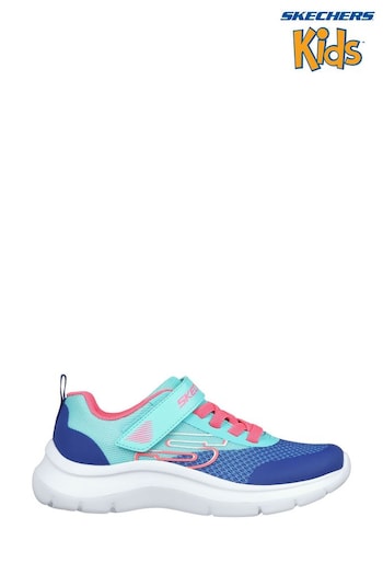Skechers Blue MEB Skech Fast Gore And Strap Colour Block Trainers (B84872) | £39