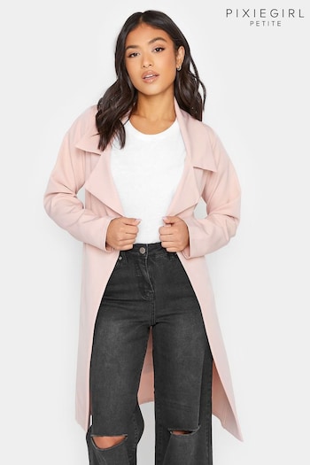 PixieGirl Petite Pink Duster Coat (B84908) | £45