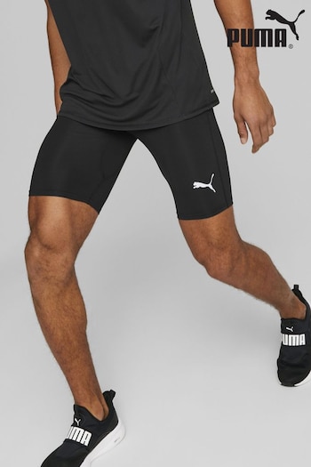 Puma black Black Run Favourite Mens Tight Running Shorts (B84975) | £30
