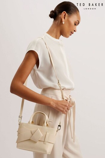 Ted Baker Cream Jimisie Knot Bow Mini Bag (B85231) | £99