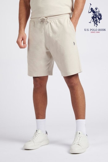 U.S. Polo Assn. Mens Classic Fit Texture Terry Shorts (B85311) | £50