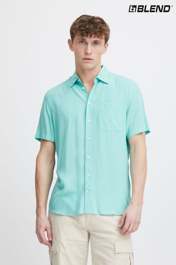 Blend Blue Short Sleeve Shirt (B85415) | £28