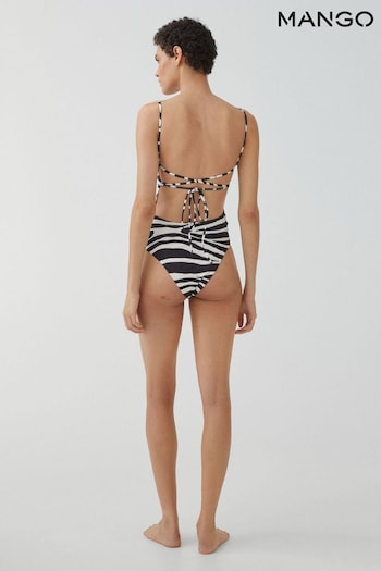 Mango Zebra Print Swimsuit (B85468) | £50