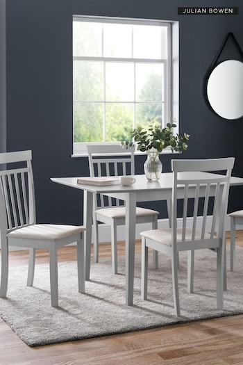 Julian Bowen Grey Coast Dining Chairs Set Of 2 (B85495) | £125