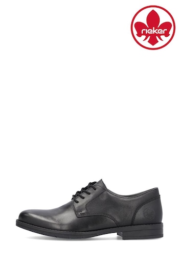 Rieker Mens Lace-Up Black ATR Shoes (B85558) | £82