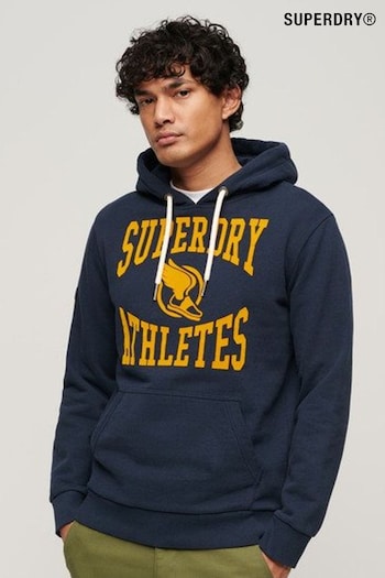 Superdry Blue Track & Field Athletic Graphic Hoodie (B85608) | £60