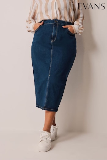Evans Denim Skirt (B85668) | £50
