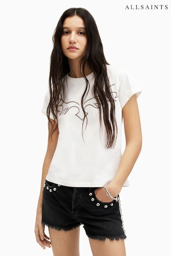 AllSaints White Randal Anna T-Shirt (B85912) | £55