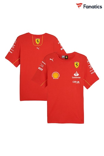 Fanatics Red Scuderia Ferrari 2024 Team T-Shirt (B86048) | £66