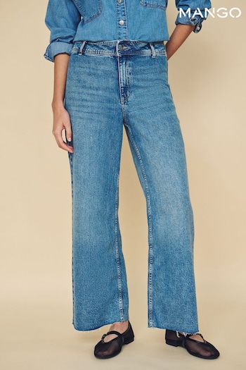 Mango Blue Wide Leg Jeans TOMMY (B86093) | £36