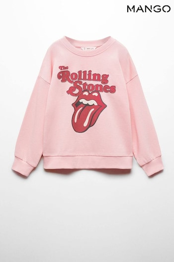 Mango Pink The Rolling Stones Sweatshirt (B86150) | £26