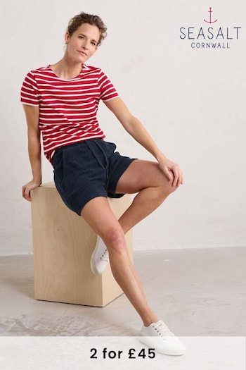 Seasalt Cornwall Red Sailor T-Shirt (B86177) | £28