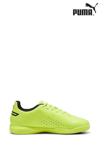 Puma Green Kids King Match It Unisex Football Boots Dolce (B86283) | £46