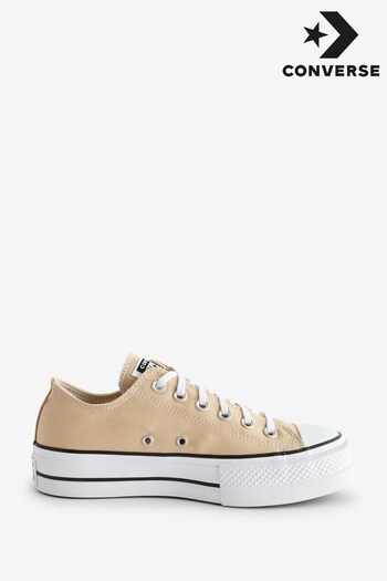 Converse and Neutral Chuck Taylor All Star Ox Lift Trainers (B86289) | £75