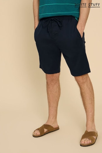 White Stuff Blue Palmer Drawstring Shorts (B86345) | £42