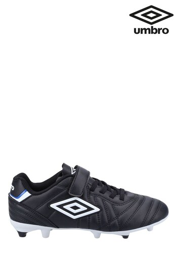 Umbro Black Speciali Liga Firm Ground Jnr Football Boots (B86385) | £40