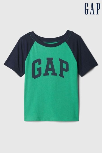 Gap Green Cotton Logo Short Sleeve Baby T-Shirt (Newborn-5yrs) (B86509) | £8