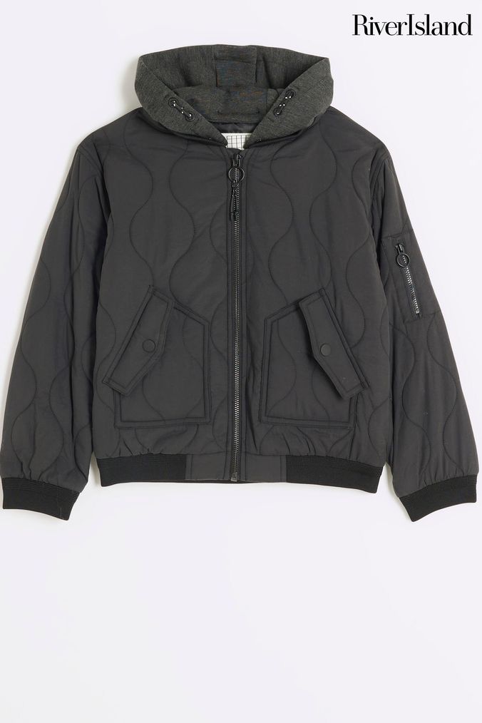 River island coats for boys hot sale