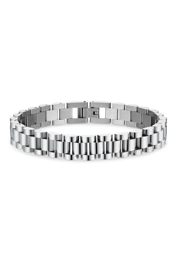 Orelia & Joe Slim Silver Tone Watch Chain Bracelet (B87185) | £30