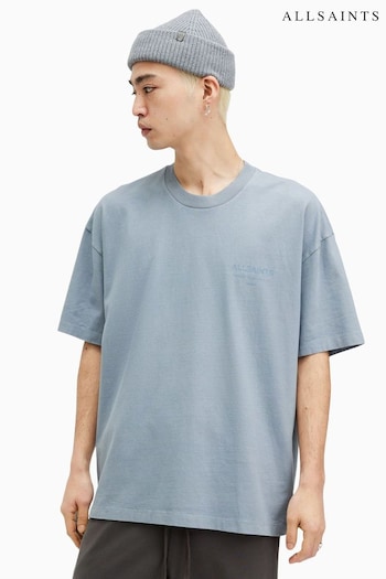 AllSaints Blue Underground Crew T-Shirt (B87453) | £55
