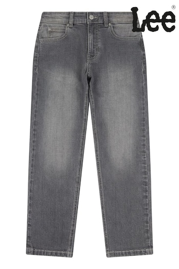 Lee Straight Fit Boys Grey Classic Daren Elie Jeans (B87517) | £50 - £60