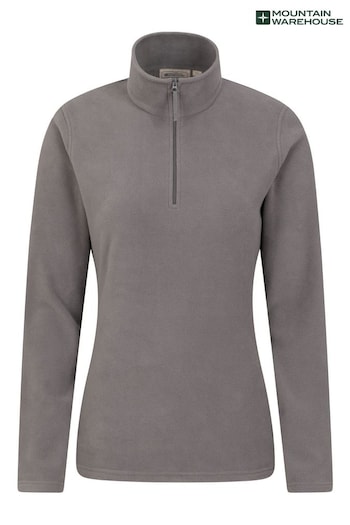 Mountain Warehouse Grey Womens Camber II Half Zip Fleece (B87747) | £26