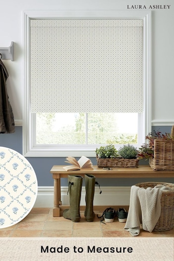 Laura Ashley Pale Seaspray Blue Kate Made to Measure Roller Blind (B87773) | £58
