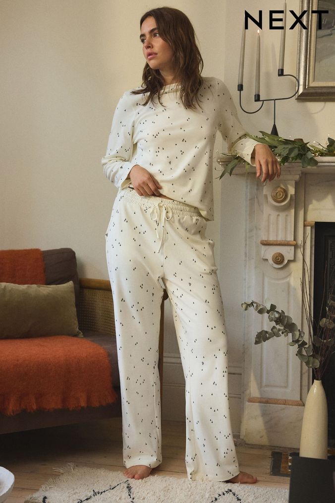 Buy Women s Tall Pyjamas 100 Cotton Nightwear Online Next UK