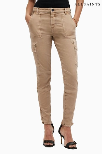 AllSaints Brown Duran Skinny Cargo Jeans the (B88029) | £129