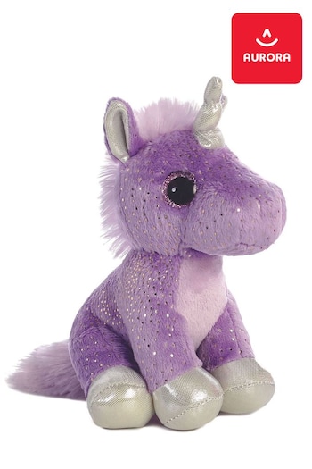 Aurora World Sparkle Tales Sprinkles Purple Unicorn Plush Toy (B88064) | £15