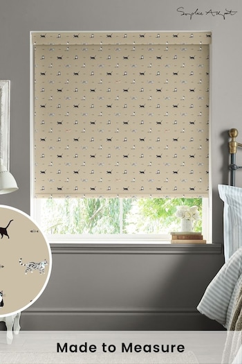 Sophie Allport Natural Purrfect Made to Measure Roller Blinds (B88203) | £58