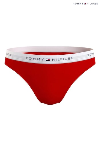 Tommy Hilfiger Pink Iconic Logo Thong (B88217) | £18