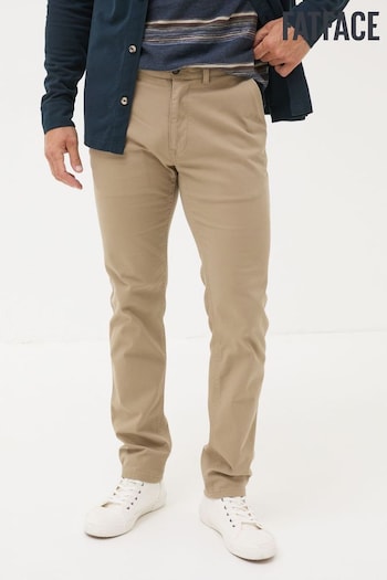 FatHoxton Brown Modern Coastal Chinos (B88328) | £49.50