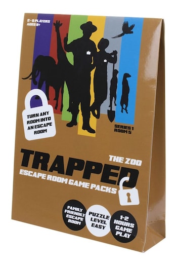 Golden Bear Trapped Escape Room Game Packs The Zoo (B88515) | £15