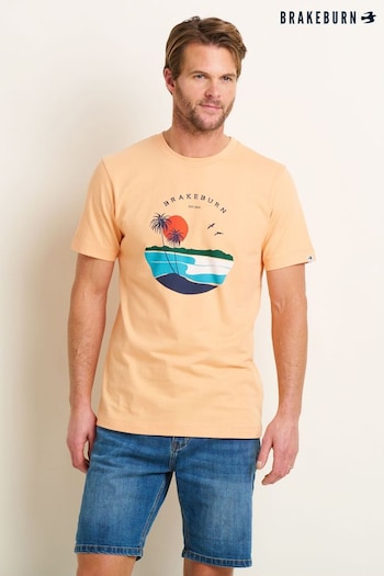 Brakeburn Peach Island T-Shirt (B88645) | £29