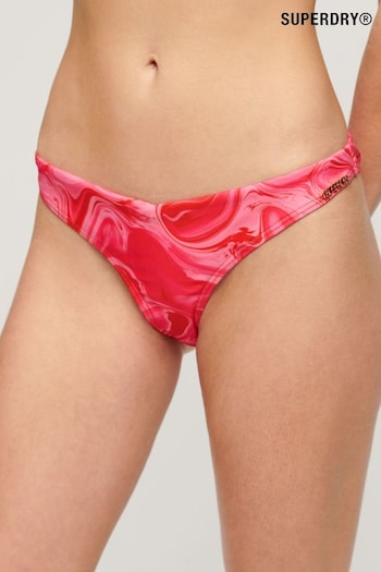 SUPERDRY Pink SUPERDRY Printed Cheeky Bikini Bottoms (B88844) | £27