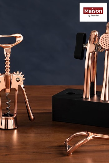 Maison by Premier Rose Gold Paragon 5 Piece Kitchen Gadget Set (B88936) | £47