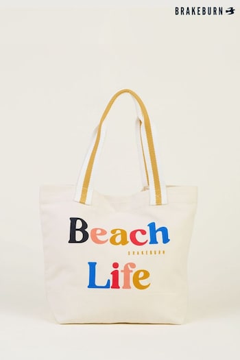 Brakeburn Cream Beach Life Bag (B89119) | £30