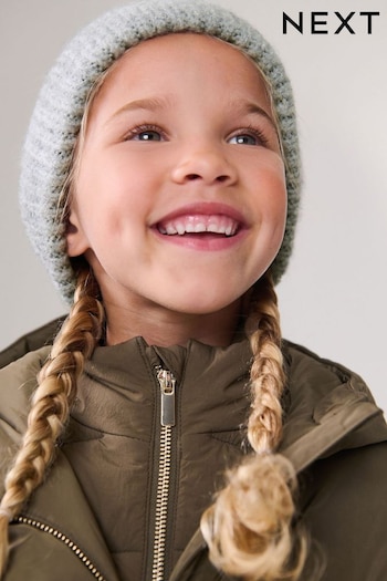 Grey Chunky Rib Beanie Hat (1-16yrs) (B89178) | £4.50 - £8.50