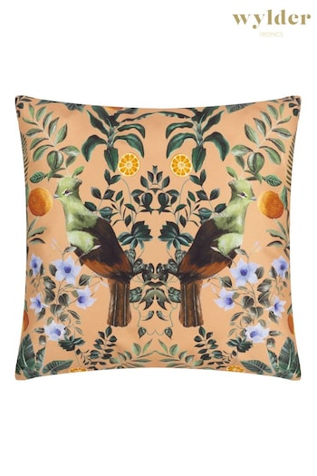 Wylder Tropics Multicolour Kali Mirrored Birds Tropical Outdoor Cushion (B89334) | £19