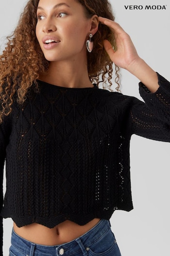 VERO MODA Black Lightweight Jumper (B89359) | £27