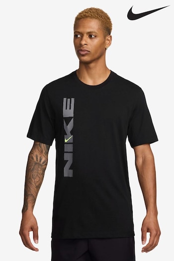 nike clear Black Dri-FIT Training T-Shirt (B89528) | £30