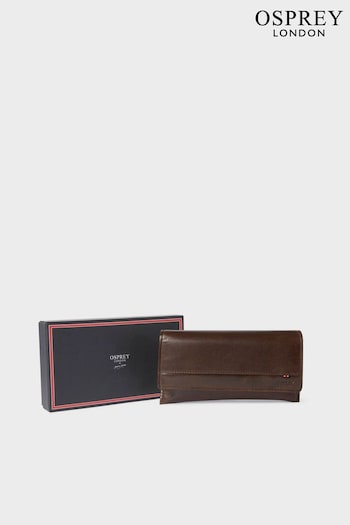 Osprey London The London Leather Brown Wallets (B89546) | £65