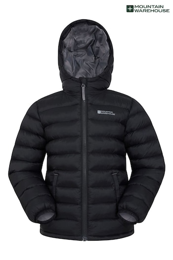 Mountain Warehouse Black Seasons Water Resistant Padded Jacket (B89879) | £40