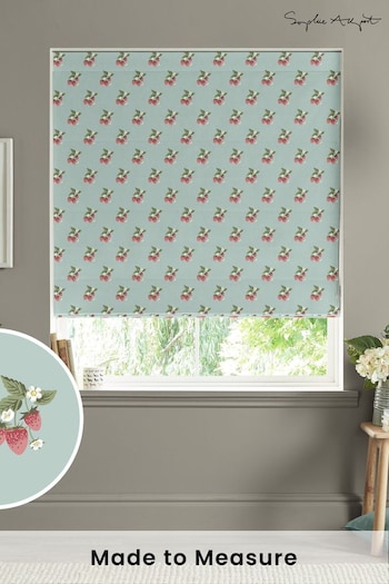 Sophie Allport Blue Strawberries Made to Measure Roman Blinds (B89966) | £79