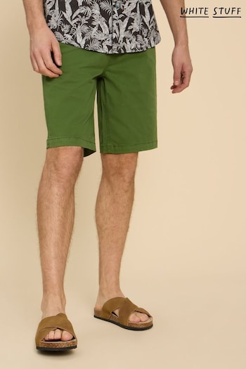 White Stuff Green Sutton Organic Chino French Shorts (B89969) | £45