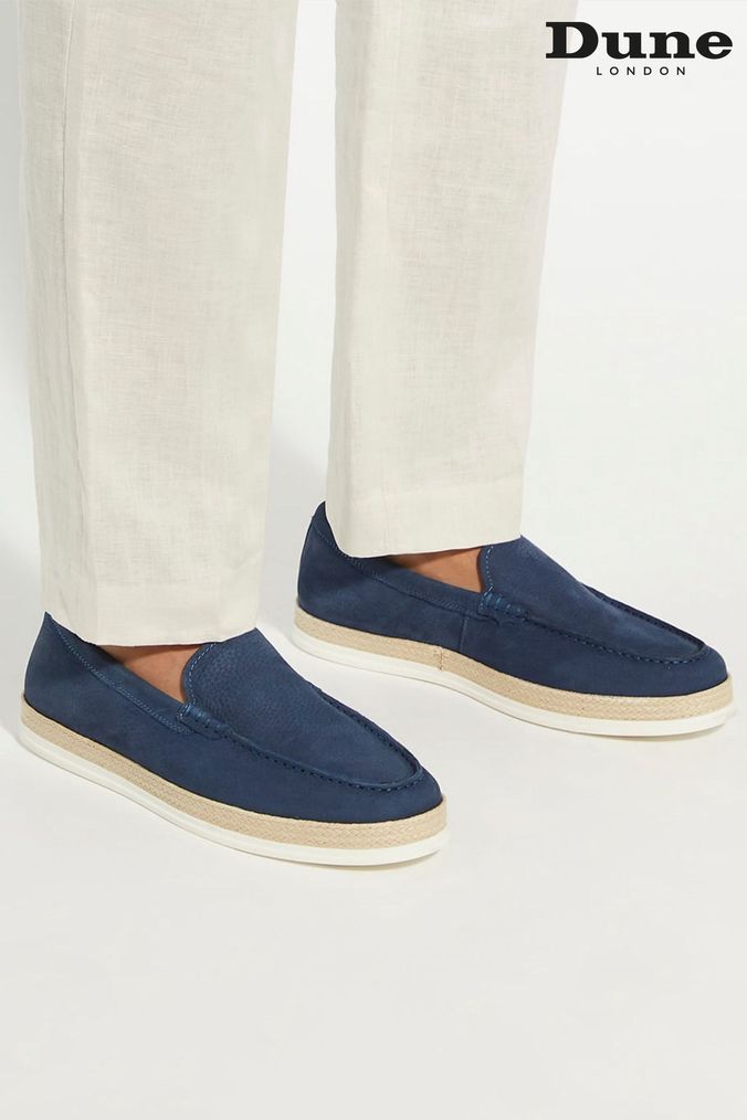 Buy Men s Dune London Blue Espadrille gets shoes Footwear Online AspennigeriaShops for a special collaborative range comprising four sneaker options